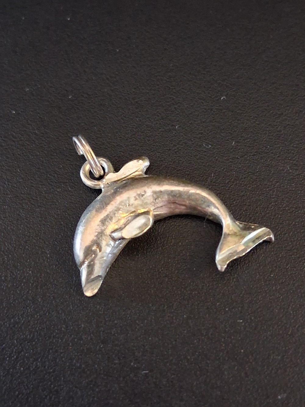 Silver Dolphin Charm Pendant 925 Sterling Silver.